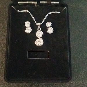 Jewelry set,  necklace and earrings